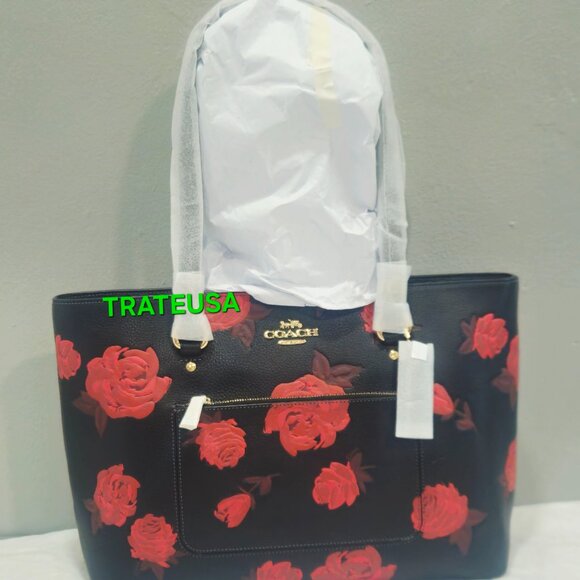 Station Tote Bag With Floral Print - Picture 1 of 16